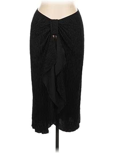 Pre-owned Assorted Brands Formal Skirt In Black