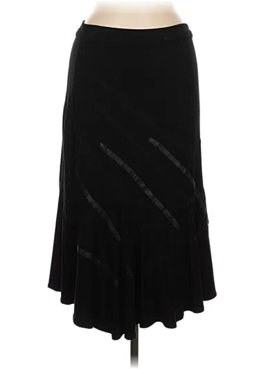Pre-owned Assorted Brands Formal Skirt In Black