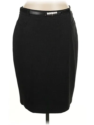 Pre-owned Assorted Brands Formal Skirt In Black