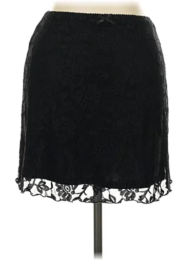 Pre-owned Assorted Brands Formal Skirt In Black