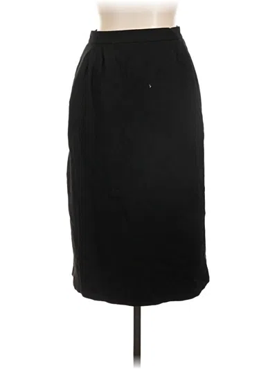 Pre-owned Assorted Brands Formal Skirt In Black