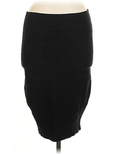 Pre-owned Assorted Brands Formal Skirt In Black