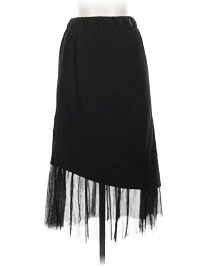Pre-owned Assorted Brands Formal Skirt In Black