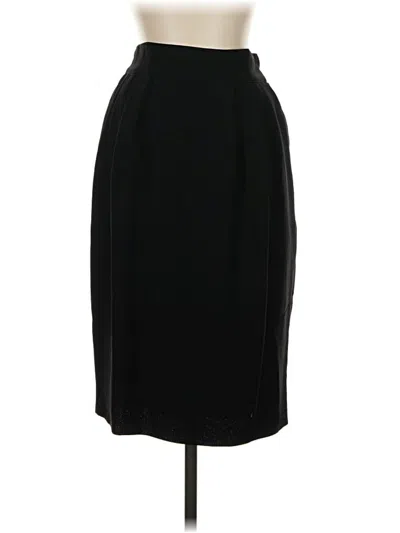 Pre-owned Assorted Brands Formal Skirt In Black