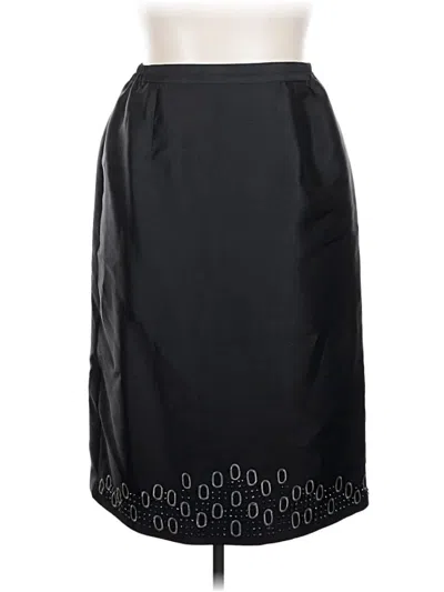 Pre-owned Assorted Brands Formal Skirt In Black