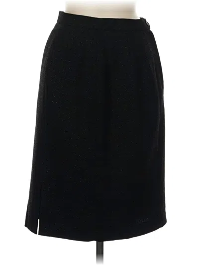 Pre-owned Assorted Brands Formal Skirt In Black