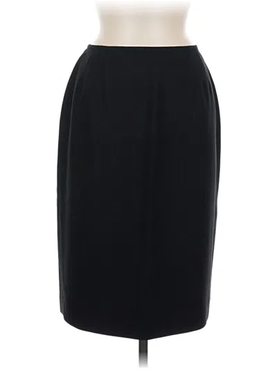 Pre-owned Assorted Brands Formal Skirt In Black