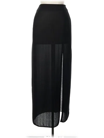 Pre-owned Assorted Brands Formal Skirt In Black