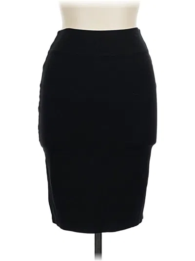Pre-owned Assorted Brands Formal Skirt In Black