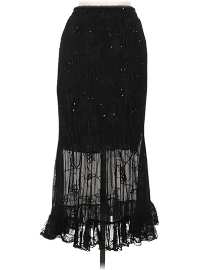 Pre-owned Assorted Brands Formal Skirt In Black