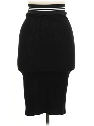 Pre-owned Assorted Brands Formal Skirt In Black