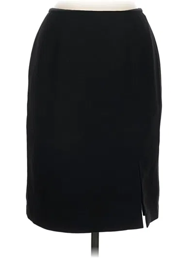 Pre-owned Assorted Brands Formal Skirt In Black
