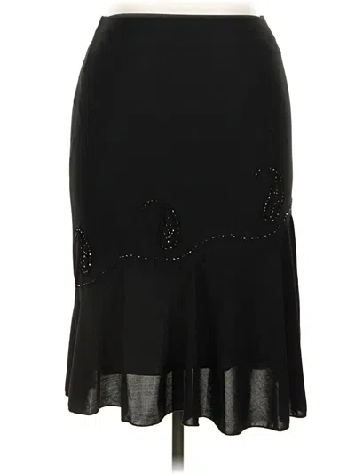 Pre-owned Assorted Brands Formal Skirt In Black