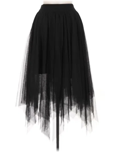 Pre-owned Assorted Brands Formal Skirt In Black