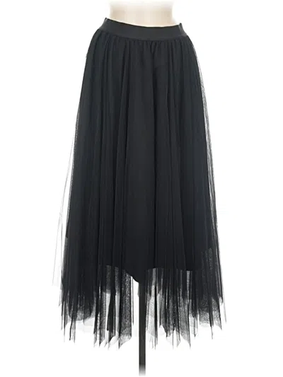 Pre-owned Assorted Brands Formal Skirt In Black