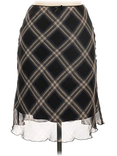 Pre-owned Assorted Brands Formal Skirt In Black