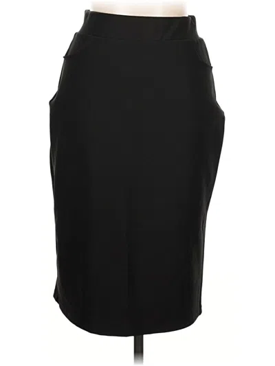 Pre-owned Assorted Brands Formal Skirt In Black