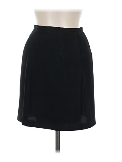 Pre-owned Assorted Brands Formal Skirt In Black
