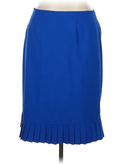 Pre-owned Assorted Brands Formal Skirt In Blue