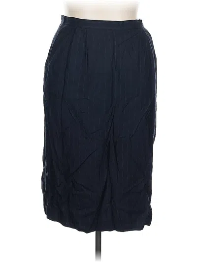 Pre-owned Assorted Brands Formal Skirt In Blue