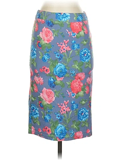 Pre-owned Assorted Brands Formal Skirt In Blue