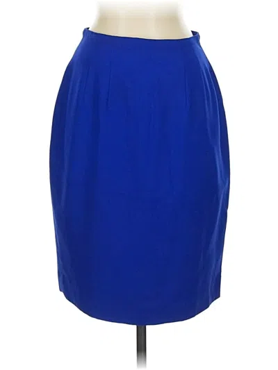 Pre-owned Assorted Brands Formal Skirt In Blue