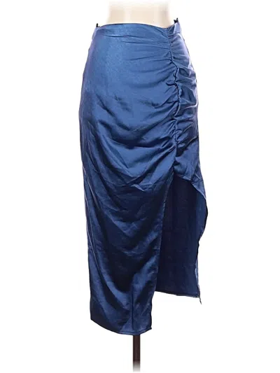 Pre-owned Assorted Brands Formal Skirt In Blue