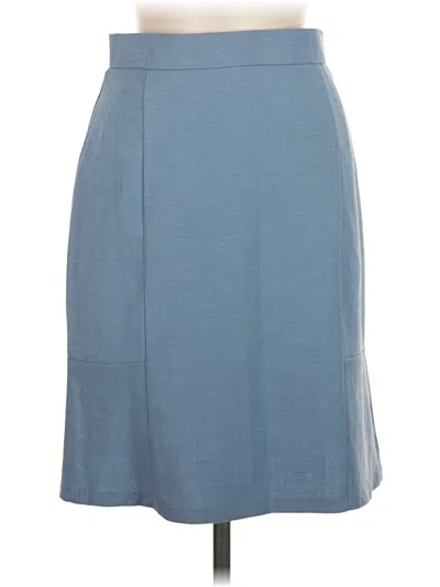 Pre-owned Assorted Brands Formal Skirt In Blue
