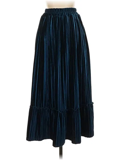 Pre-owned Assorted Brands Formal Skirt In Blue