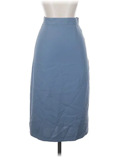 Pre-owned Assorted Brands Formal Skirt In Blue