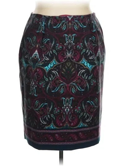 Pre-owned Assorted Brands Formal Skirt In Blue