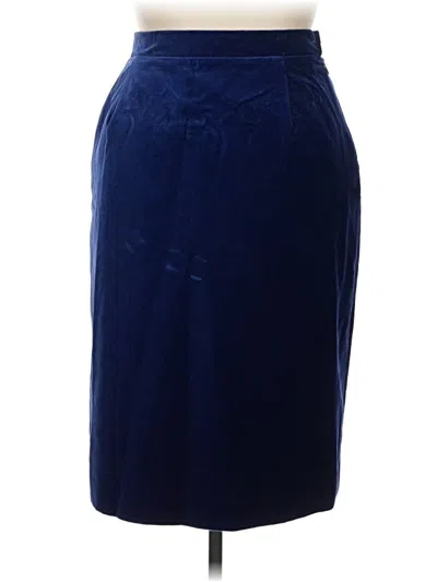 Pre-owned Assorted Brands Formal Skirt In Blue
