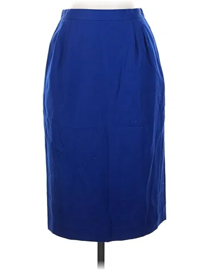 Pre-owned Assorted Brands Formal Skirt In Blue