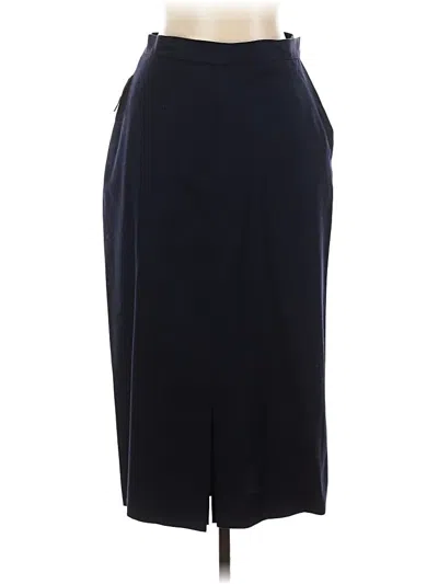 Pre-owned Assorted Brands Formal Skirt In Blue