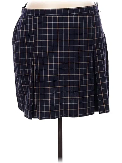Pre-owned Assorted Brands Formal Skirt In Blue