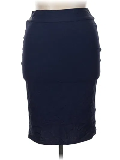 Pre-owned Assorted Brands Formal Skirt In Blue
