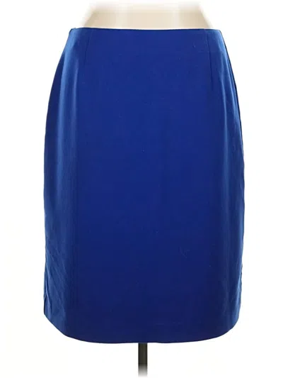 Pre-owned Assorted Brands Formal Skirt In Blue