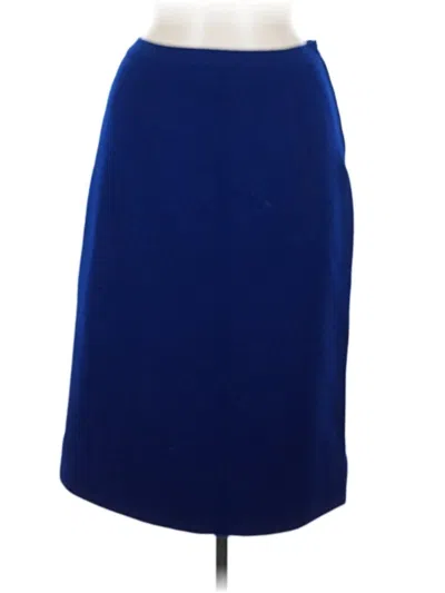 Pre-owned Assorted Brands Formal Skirt In Blue