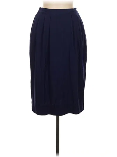 Pre-owned Assorted Brands Formal Skirt In Blue