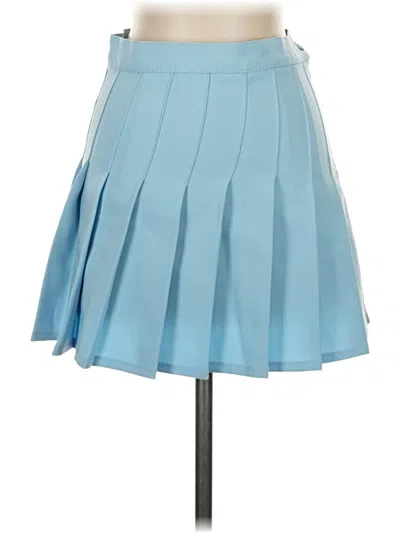 Pre-owned Assorted Brands Formal Skirt In Blue