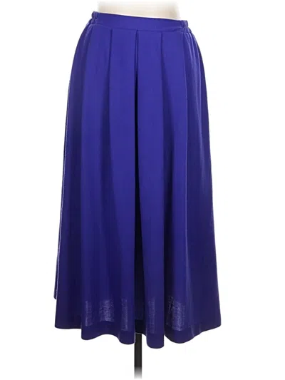 Pre-owned Assorted Brands Formal Skirt In Blue