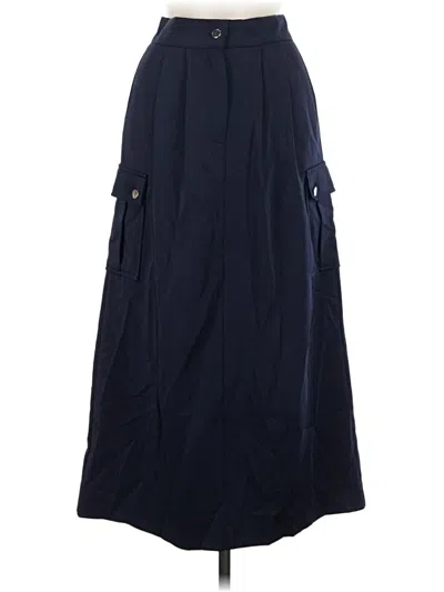 Pre-owned Assorted Brands Formal Skirt In Blue