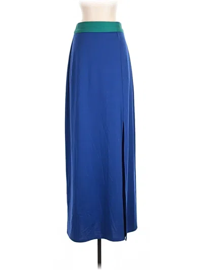 Pre-owned Assorted Brands Formal Skirt In Blue