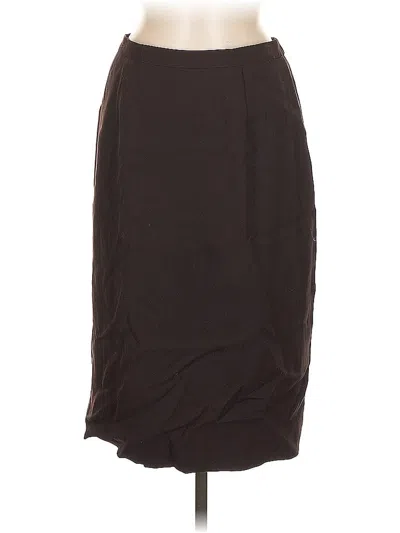Pre-owned Assorted Brands Formal Skirt In Brown