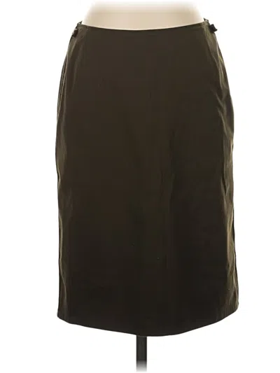 Pre-owned Assorted Brands Formal Skirt In Brown