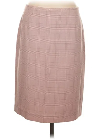 Pre-owned Assorted Brands Formal Skirt In Brown