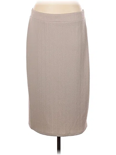 Pre-owned Assorted Brands Formal Skirt In Brown