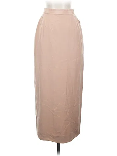 Pre-owned Assorted Brands Formal Skirt In Brown