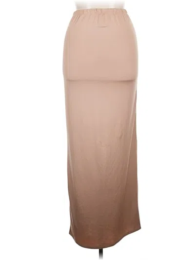 Pre-owned Assorted Brands Formal Skirt In Brown