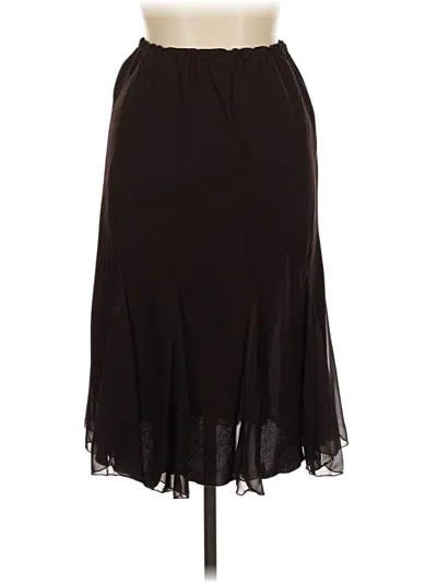 Pre-owned Assorted Brands Formal Skirt In Brown